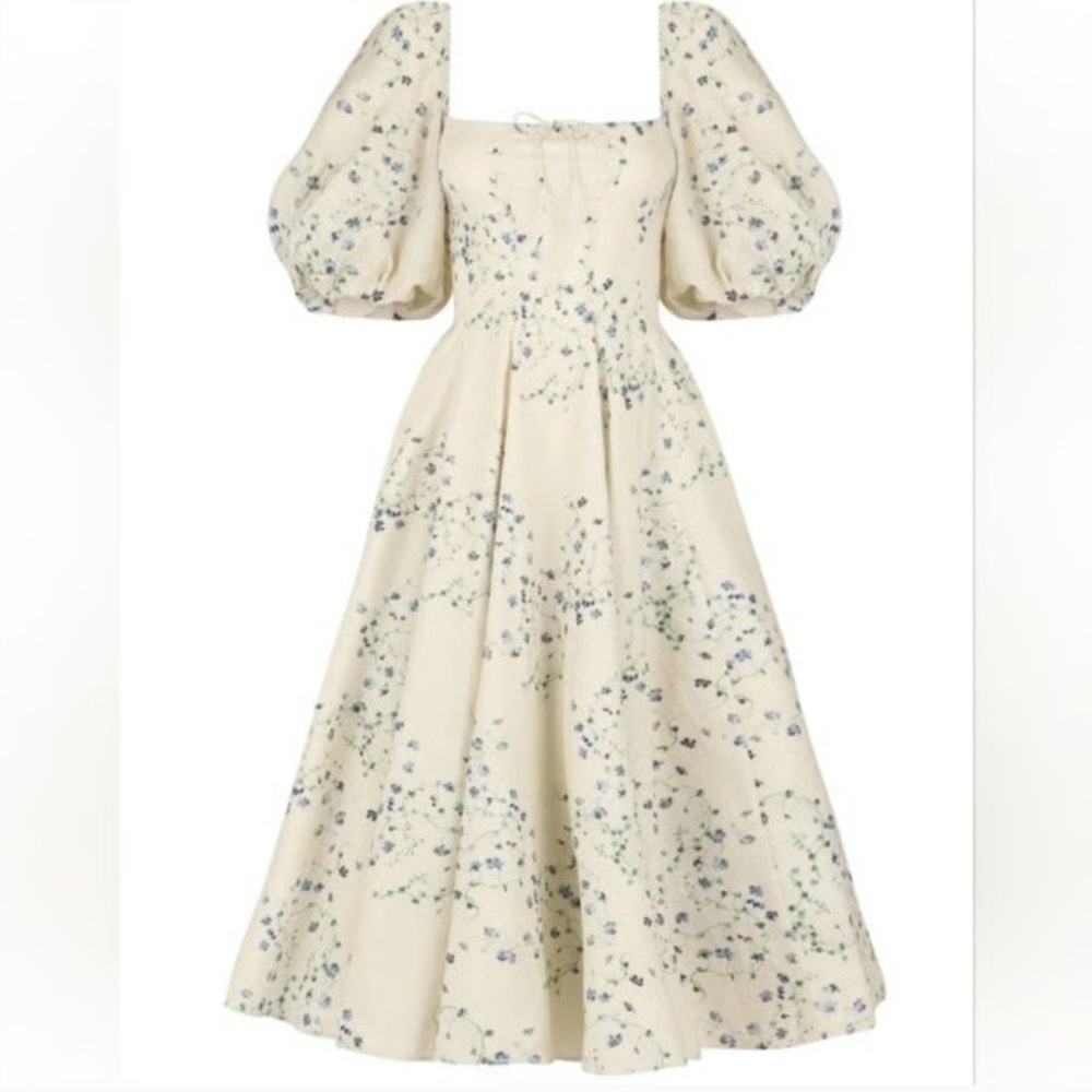 Selkie Blue Vine Day Dress